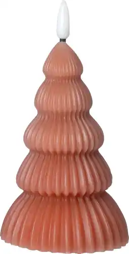 Intratuin Intratuin LED stompkaars kerstboom Juna donker bruin D 8 H 13,5 cm aanbieding