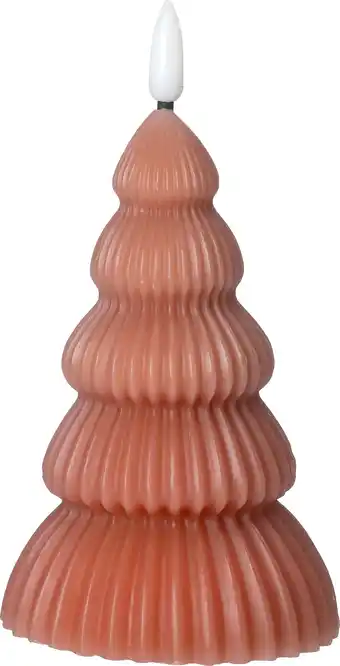 Intratuin Intratuin LED stompkaars kerstboom Juna donker bruin D 8 H 13,5 cm aanbieding