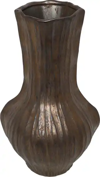 Intratuin Countryfield vaas Baron Boban bruin D 27 H 44 cm aanbieding