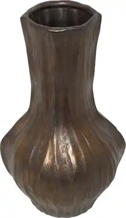 Intratuin Countryfield vaas Baron Boban bruin D 20,5 H 34 cm aanbieding