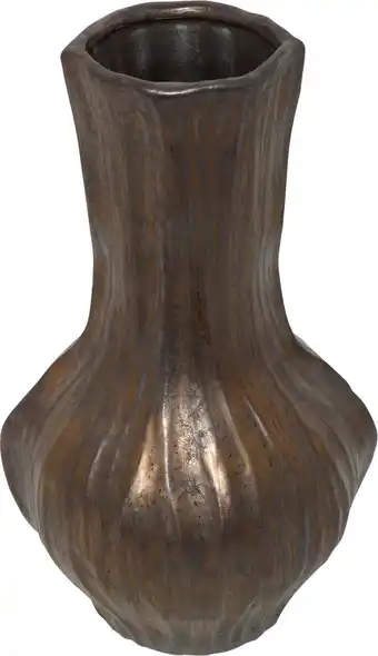 Intratuin Countryfield vaas Baron Boban bruin D 20,5 H 34 cm aanbieding