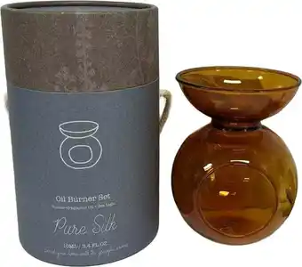 Intratuin Intratuin olie geurbrander met geurolie Indi Pure Silk bruin D 11 H 18 cm aanbieding