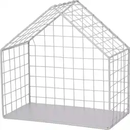 Intratuin Intratuin wandrek Huis grijs 21 x 13 x 21 cm aanbieding