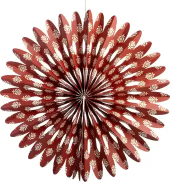 Intratuin Intratuin kersthanger sneeuwvlok bruin / wit D 31 H 5 cm aanbieding