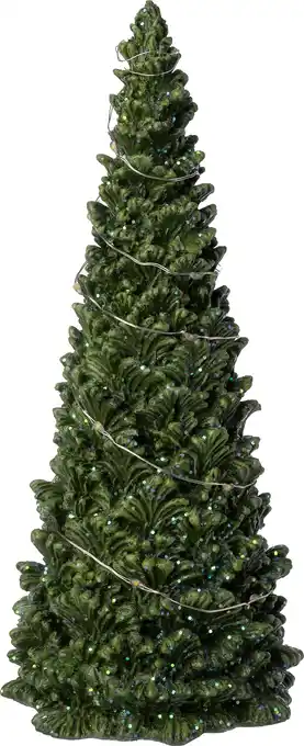 Intratuin Intratuin decoratieboom Briann groen met verlichting D 10 H 24 cm aanbieding