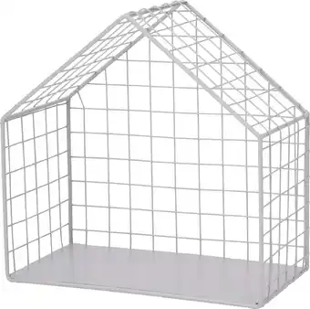 Intratuin Intratuin wandrek Huis grijs 31 x 15 x 31 cm aanbieding
