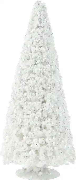 Intratuin Decoris decoratieboom Foam wit D 13 H 30 cm aanbieding