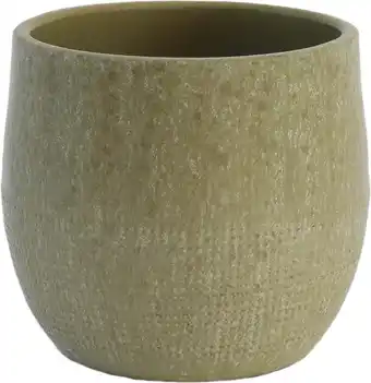Intratuin HS bloempot Lugo groen D 29 H 26 cm aanbieding