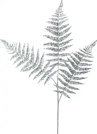 Intratuin Intratuin kersttak Bernt varen zilver 78 cm aanbieding