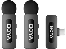 MediaMarkt Boya By-v20 V2.0 Wireless Mic For Usb-c 2tx + 1rx Microfoon aanbieding