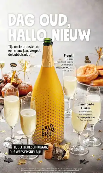 Jumbo Jumbo Cava Magnum 100 Jaar Of Champagneglazen aanbieding