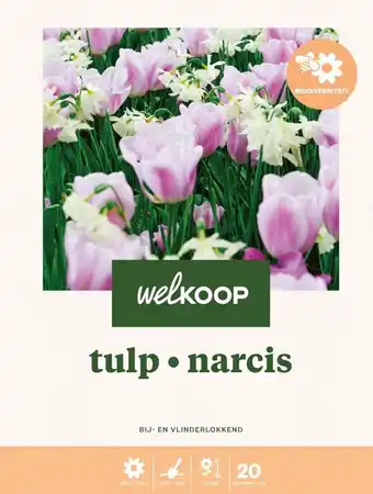 Welkoop Welkoop Tulp Narcis Biodiversiteit - Bloembollen - Gemengd - 20stuks aanbieding