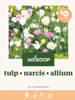 Welkoop Welkoop Tulp Narcis Allium Biodiversiteit - Bloembollen - Gemengd - 30stuks aanbieding