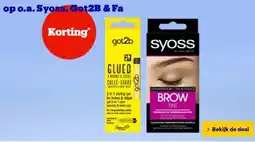 Bol.com op o.a. Syoss, Got2B & Fa aanbieding