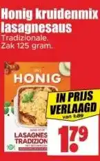Dirk Honig kruidenmix lasagnesaus aanbieding