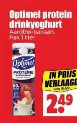 Dirk Optimel protein drinkyoghurt aanbieding