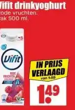 Dirk Vifit drinkyoghurt aanbieding