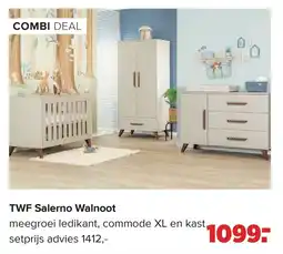Baby-Dump TWF Salerno Walnoot aanbieding