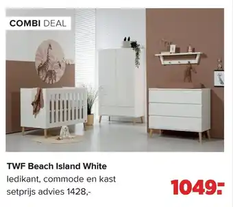 Baby-Dump TWF Beach Island White aanbieding