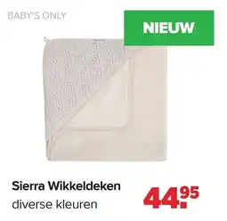 Baby-Dump Sierra Wikkeldeken aanbieding