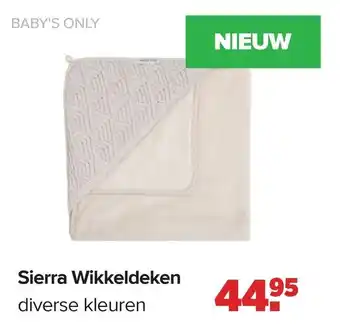 Baby-Dump Sierra Wikkeldeken aanbieding