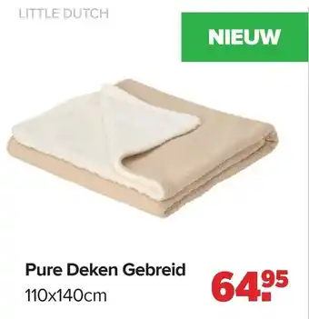 Baby-Dump Pure Deken Gebreid aanbieding