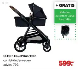 Baby-Dump Q-Twin Enkel / Duo / Twin aanbieding