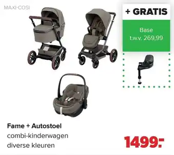 Baby-Dump Fame + Autostoel aanbieding