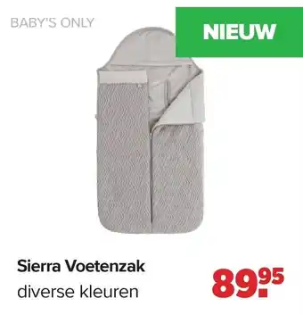 Baby-Dump Sierra Voetenzak aanbieding