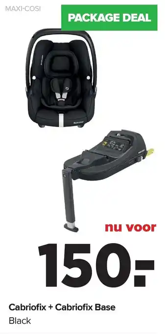 Baby-Dump Cabriofix + Cabriofix Base aanbieding