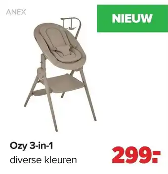 Baby-Dump Ozy 3 in 1 aanbieding