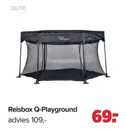 Baby-Dump Reisbox Q-Playground aanbieding