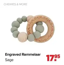 Baby-Dump Engraved Rammelaar aanbieding