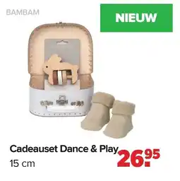 Baby-Dump Cadeauset Dance & Play aanbieding