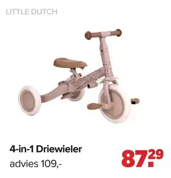 Baby-Dump 4 in 1 Driewieler aanbieding