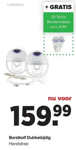 Baby-Dump Borstkolf Dubbelzijdig aanbieding