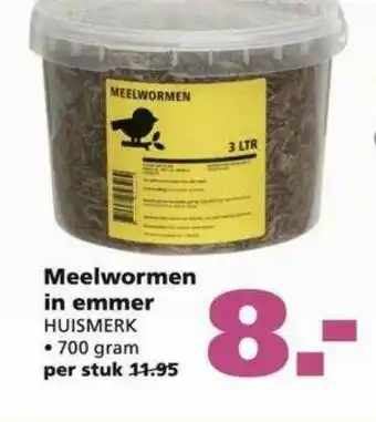 Ranzijn Meelwormen In Emmer Huismerk aanbieding