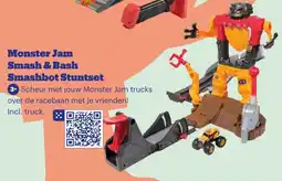 Bol.com Monster Jam Smash & Bash Smashbot Stuntset aanbieding