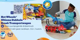 Bol.com Hot Wheels Ultieme Dubbele Draak Transportwagen aanbieding