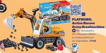 Bol.com PLAYMOBIL Action Heroes Grote Graafmachine aanbieding