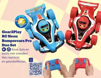 Bol.com Gear2Play RC Neon Bumpercars Pro Duo Set aanbieding