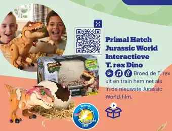 Bol.com Primal Hatch Jurassic World Interactieve T. rex Dino aanbieding