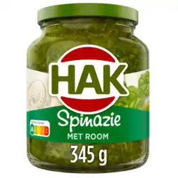 Albert Heijn Hak Spinazie met room aanbieding