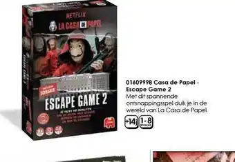 ToyChamp Casa De Papel - Escape Game 2 aanbieding