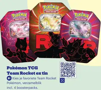 Bol.com Pokémon TCG Team Rocket ex tin aanbieding