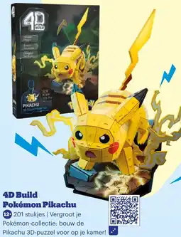 Bol.com 4D Build Pokémon Pikachu aanbieding