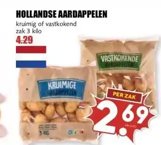 MCD Supermarkt HOLLANDSE AARDAPPELEN aanbieding
