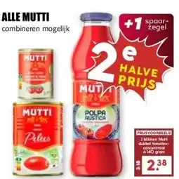 MCD Supermarkt ALLE MUTTI aanbieding