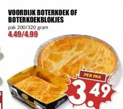 MCD Supermarkt VOORDIJK BOTERKOEK OF BOTERKOEKBLOKJES aanbieding