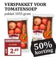 MCD Supermarkt VERSPAKKET VOOR TOMATENSOEP aanbieding